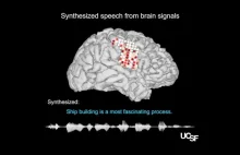 Syntetyczna LUDZKA MOWA sterowana prosto z MÓZGU