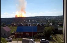 Wybuch gazociągu w Permie 8.08.2016