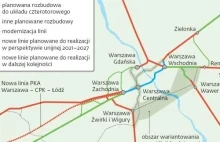 Warszawa z nową siecią kolei? Tak wygląda plan PKP PLK [MAPA]