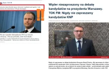 Hipokryzja TOK FM - Niewpuszczenie dziennikarza to skandal!