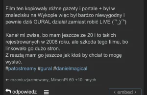 Kanał wykopka zostaje usunięty a gural dalej streamuje w najlepsze