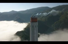 Pompki na najwyższym kominie w Europie