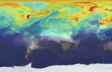 NASA pokazuje emisję CO2 na świecie!