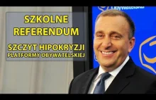 Szkolne referendum – Szczyt hipokryzji PO