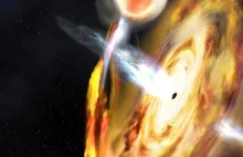 Podczas erupcji czarnej dziury zaobserwowano intrygujące "echo świetlne"
