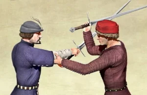 Karcianka w konwencji średniowiecznej walki mieczem