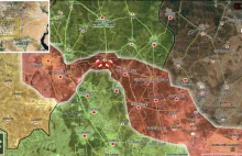 Syryjska armia odcięła bastion przeciwników od granicy tureckiej - [mapa]