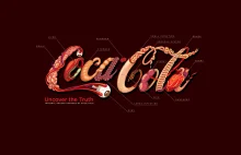 Zmodyfikowane logo Coca Coli pokazuje wszystkie organy, na które negatywny...