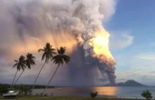 Trwa erupcja wulkanu Tavurvur na Papui Nowej Gwinei
