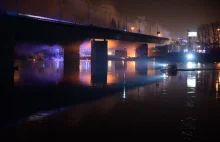 Most Łazienkowski został podpalony