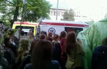 Wypadek na trasie Korowodu studenckiego w Lublinie. Studentka spadła z platformy