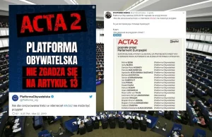 Hipokryzja! Europosłowie PO poparli ACTA 2 wbrew wcześniejszym deklaracjom parti
