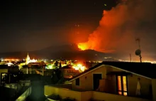 Erupcja Etny na Sycylii