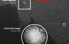 Sonda Curiosity wystrzeliła laserem analizując kamień z Marsa