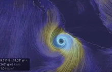 Największy w historii pomiarów huragan właśnie uderzył w Meksyk. [ENG]