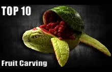 TOP 10 Arts Carving - Sztuka cięcia owoców i warzyw