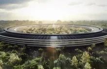 Nowa siedziba Apple w trakcie budowy sfilmowana z drona