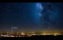 Nocny lot z Zurychu do San Paulo - urzekający timelapse z kabiny pilota