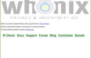Whonix- chroń swoją prywatność