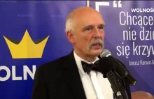 Korwin-Mikke: Zrobiłem błąd policzkując Boniego, powinienem go kijem obić