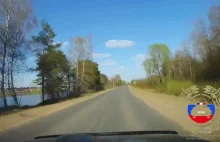 Śmiertelny wypadek motocyklisty Rosja