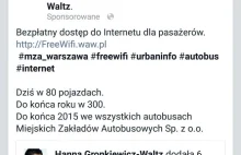 MZA sponsoruje kampanie Hanny Gronkiewicz-Waltz?