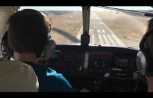 10 letni dzieciak ląduje prawdziwym samolotem po treningu w Xplane