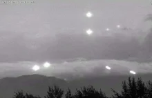 Po raz kolejny zaobserwowano dziwne światła w pobliżu wulkanu Popocatépetl