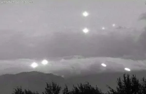 Po raz kolejny zaobserwowano dziwne światła w pobliżu wulkanu Popocatépetl