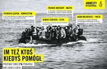 Amnesty International porównuje wybitnych Polaków do "uchodźców" Syryjskich.