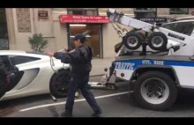 McLaren zabrany przez NYPD Traffic