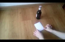 Jak otworzyć piwo kartką papieru