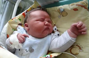 Dziecko, noworodek gigant urodziło się w szpitalu Radomsku