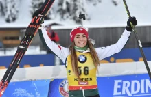 PŚ w biathlonie: Dorothea Wierer imponuje na strzelnicy: "Jak Kałasznikow"