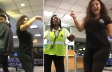 Kobieta przez całą noc tańczyła z nieznajomymi, po tym jak utknęła na lotnisku