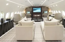 Boeing 787 przerobiony na luksusowy prywatny odrzutowiec.