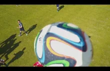 Piłkarz uderza w drona (Mavic Pro) Wypadek!