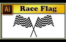 Race flag very easy - Adobe Illustrator tutorial
