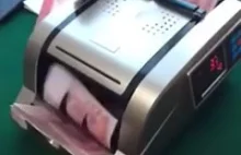 Maszyna do liczenia banknotów wyprodukowana w Chinach