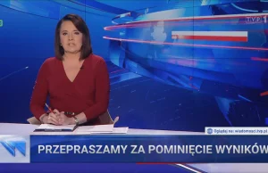 Przeprosiny TVPis w Wiadomościach