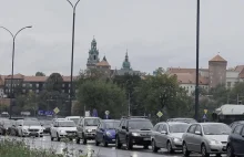 W Krakowie zbadali, że korki napływają z zewnątrz, ćwierć miliona aut dziennie