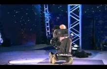 Stephen Hawking przemawia podczas ceremonii otwarcia Igrzysk Paraolimpijskich