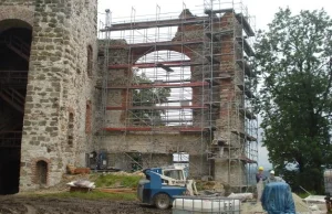 Trwa kolejny etap zabezpieczania ruin zamku Tenczyn