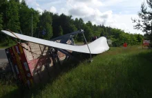 Potężna przeszkoda na drodze koło Goleniowa