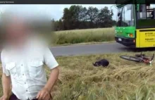 Agresywny kierowca autobusu na Śląsku. Uderza w twarz nagrywającego film [WIDEO]