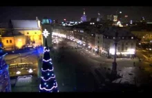 Świąteczna Warszawa z lotu ptaka jakiej jeszcze nie widziałeś!