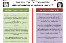 Ewa Siedlecka i Gazeta Wyborcza