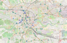 Śledzenie tramwajów na żywo z TTSS w Krakowie