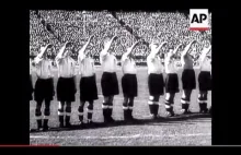 Niemcy vs Anglia 1938 Anglicy salutują dla Hitlera