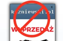 Firma kuzniewski.pl prawdopodobnie upada - uważajcie, zanim dokonacie zakupu.